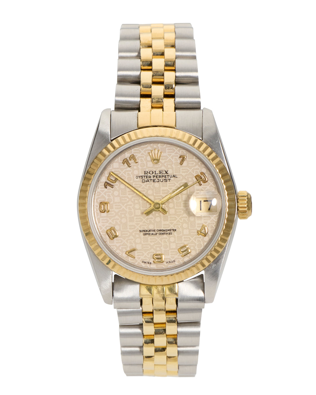 Rolex Datejust 31 Ivory Cream Stainless Steel & Yellow Gold 1993 - 68273