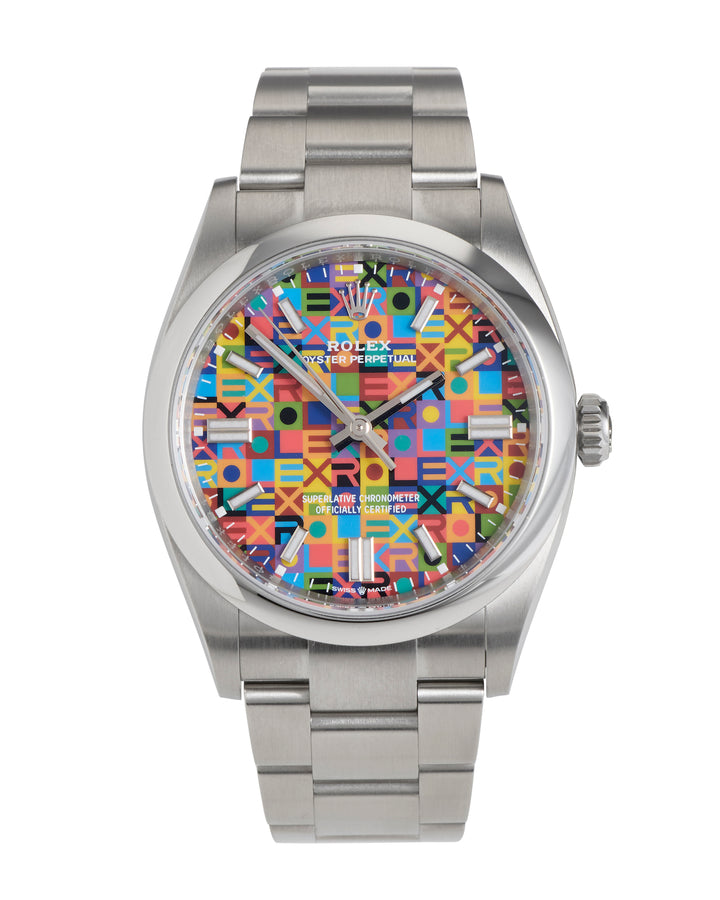 Rolex Oyster Perpetual 36 Multicoloured Jubilee-Motif Dial Stainless Steel 2026 - 126000