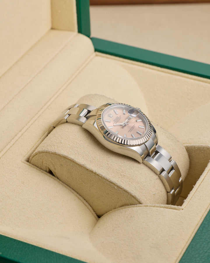 Rolex Datejust 28 Pink Stainless Steel 2020 - 279174