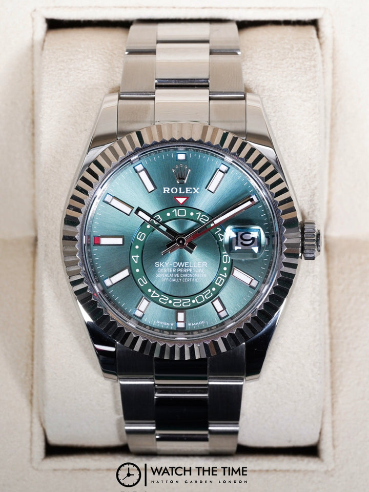 Rolex Sky-Dweller 336934 Mint Green Stainless Steel - 2024