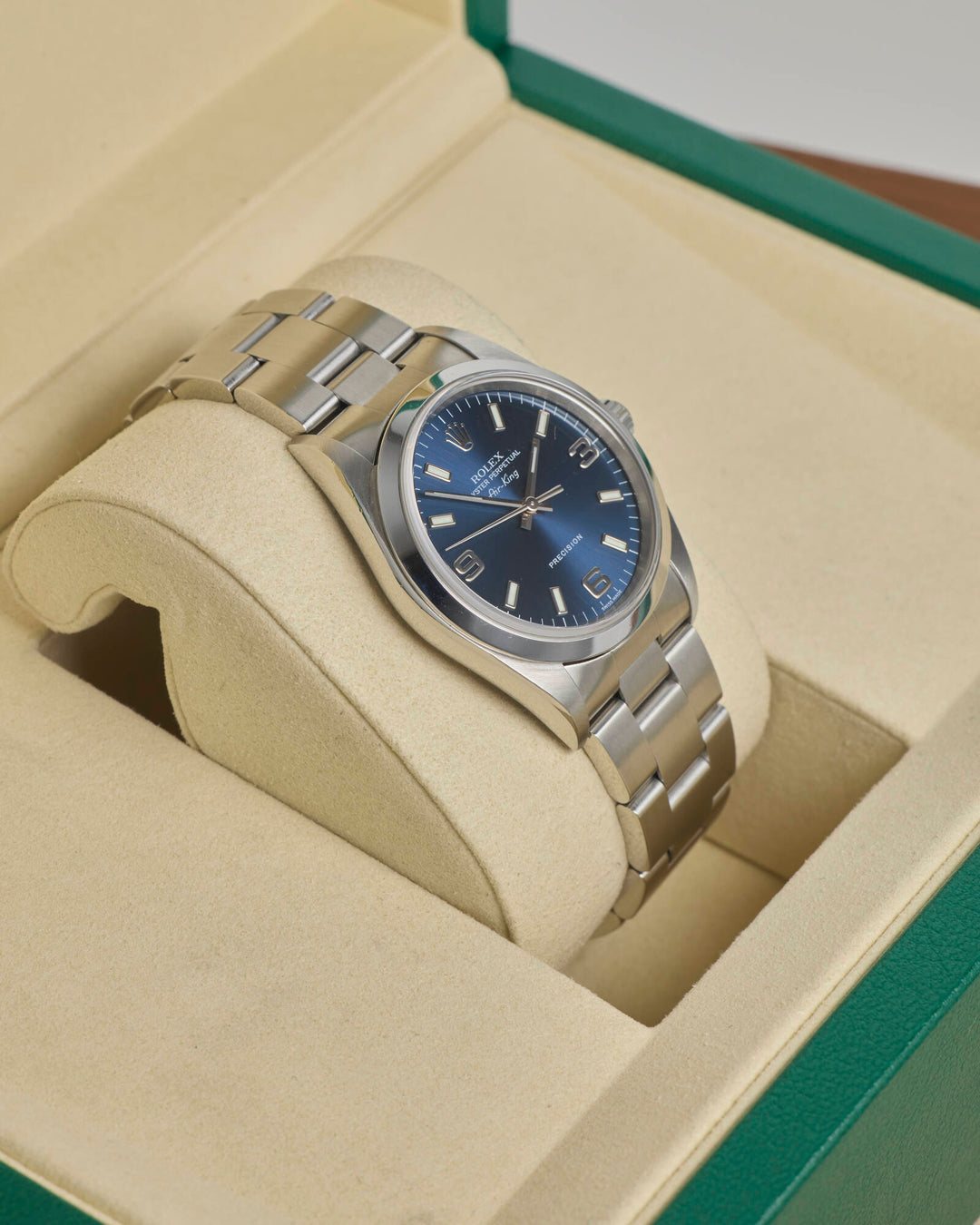 Rolex Air-King 34 Blue Stainless Steel 2000 - 14000