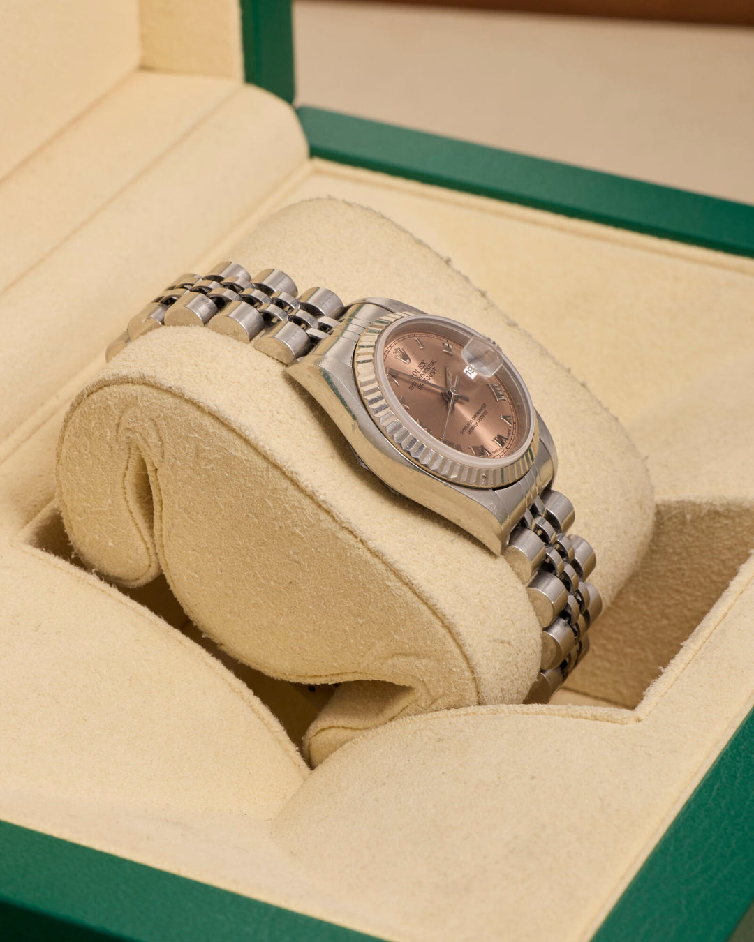 Rolex Datejust 26 Pink Stainless Steel White Gold 2004 - 79174