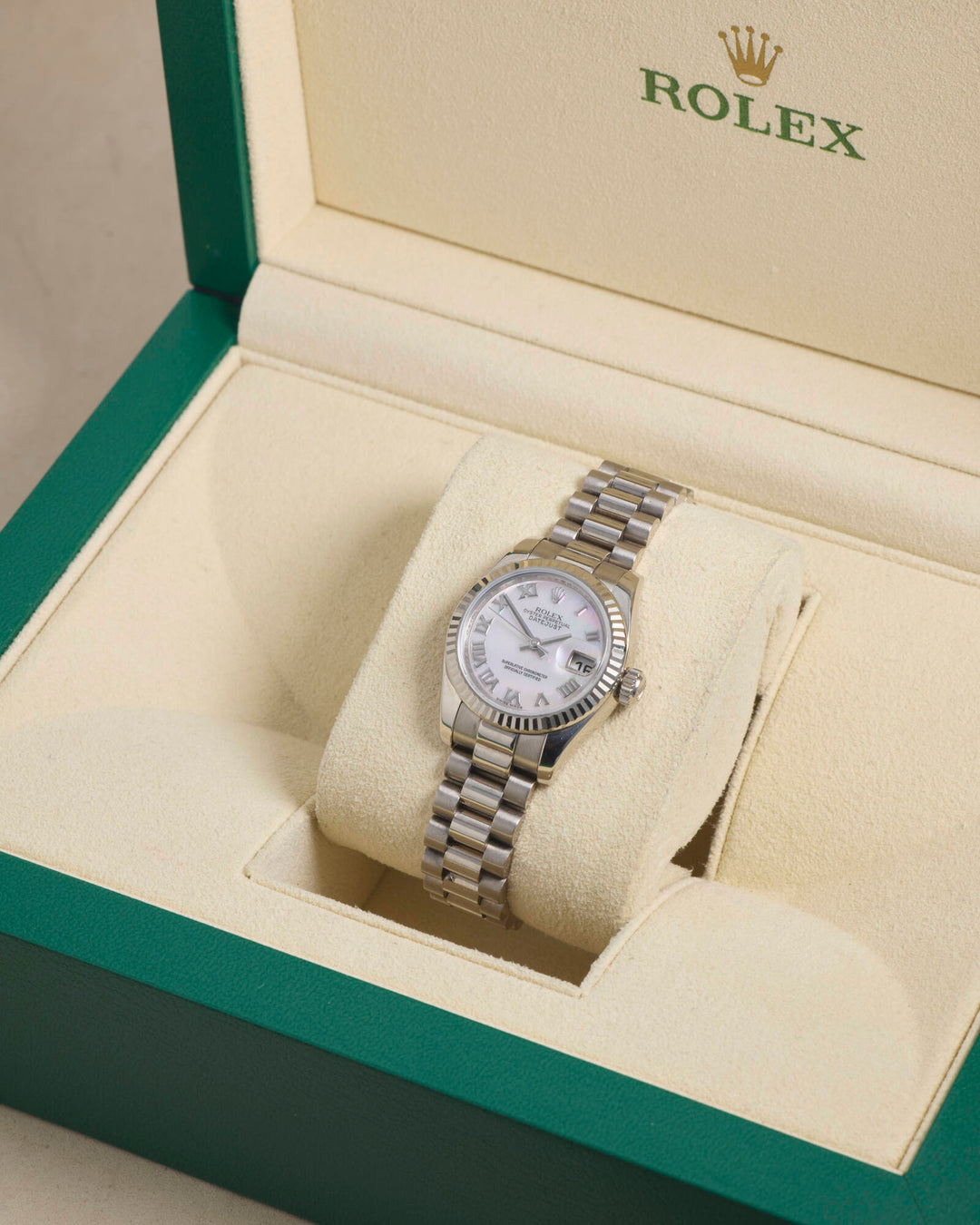 Rolex Datejust 26 Mother Of Pearl Roman White Gold 2022 - 179179