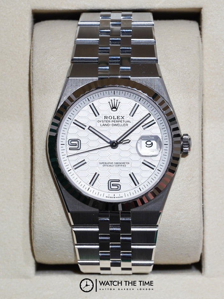 Rolex Land-Dweller 127334 White Stainless Steel - 2025