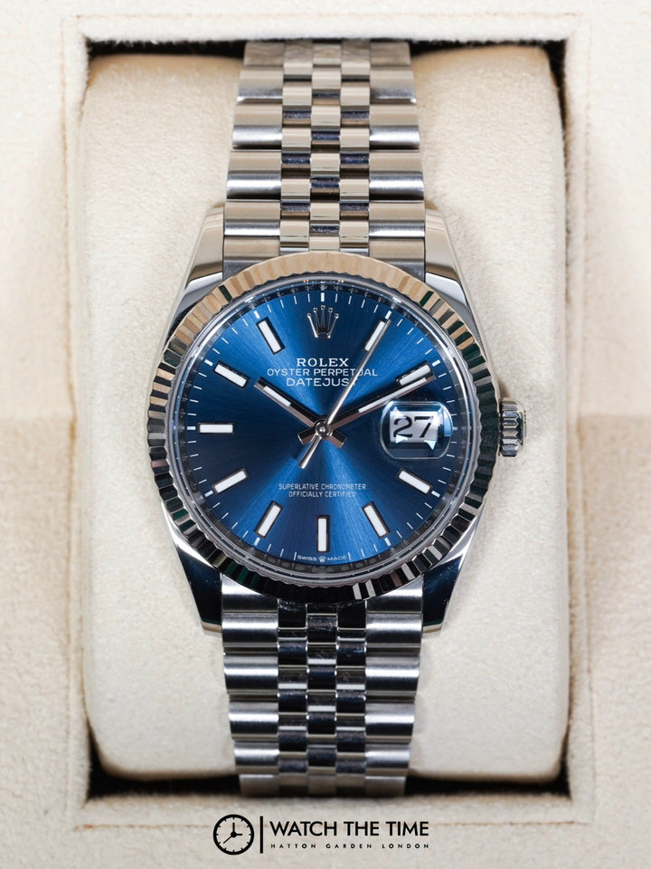 Rolex Datejust 36 126234 Blue Stainless Steel - 2024