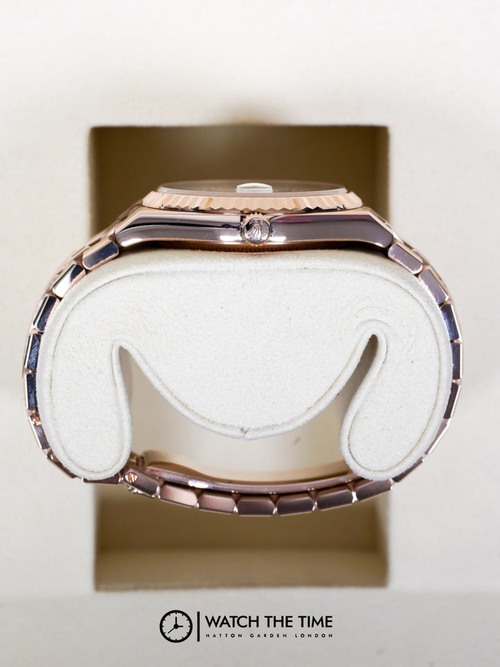 Rolex Land-Dweller 36 127235 White Dial Rose Gold - 2025