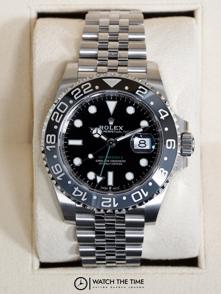 Rolex GMT Master II - Bruce Wayne 126710GRNR  Black Stainless Steel - 2024