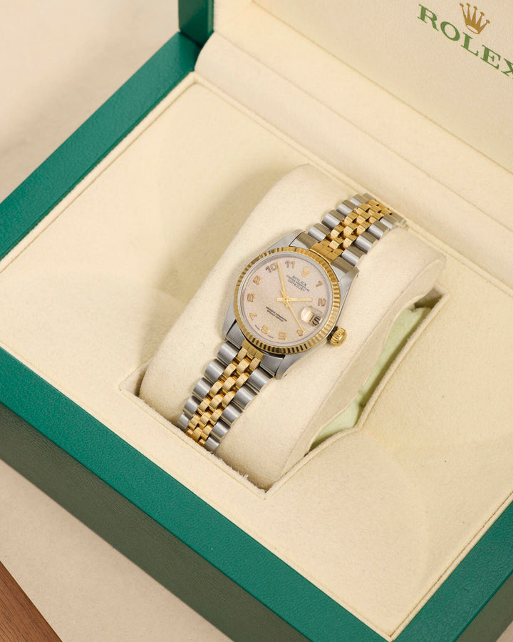 Rolex Datejust 31 Ivory Cream Stainless Steel & Yellow Gold 1993 - 68273