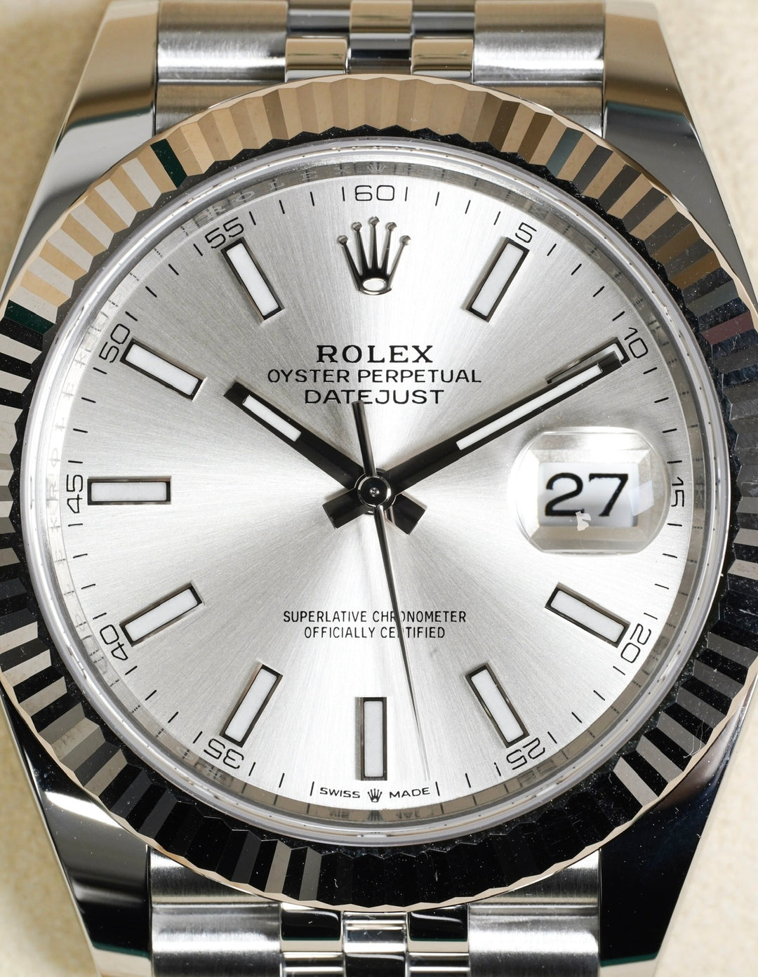 Rolex Datejust 41 126334 Silver Baton Silver Baton - 2023