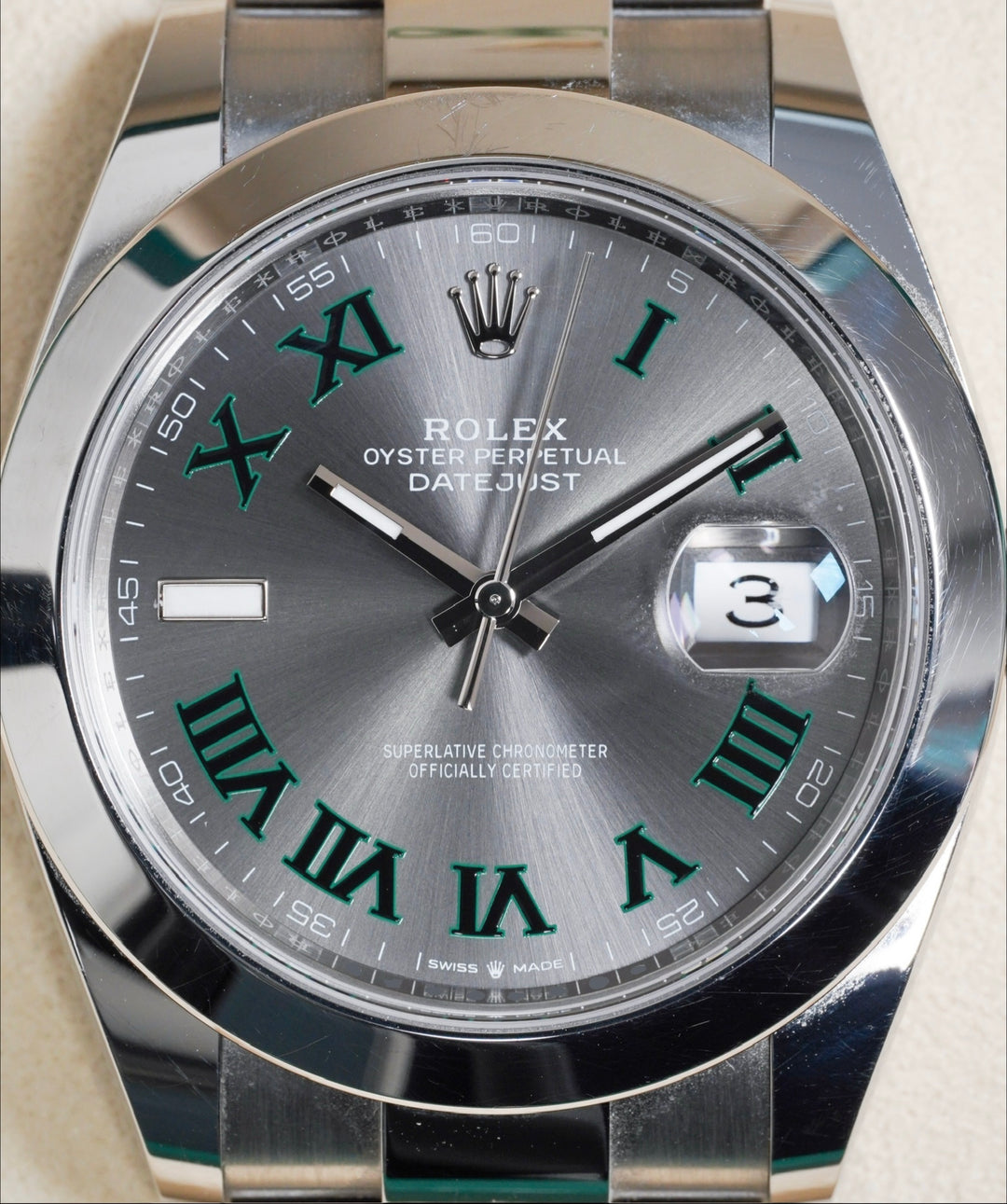 Rolex Datejust 41 126300 Wimbledon Stainless Steel - 2024