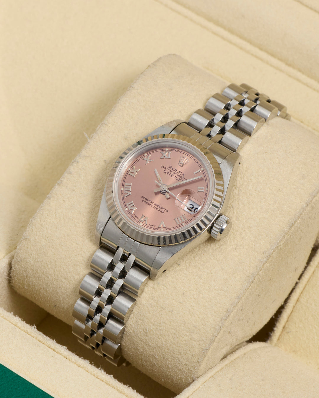 Rolex Datejust 26 Pink Stainless Steel & White Gold 1993 - 69174
