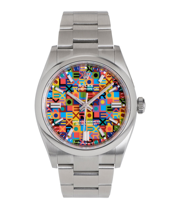 Rolex Oyster Perpetual 36 Multicoloured Jubilee-Motif Dial Stainless Steel 2026 - 126000