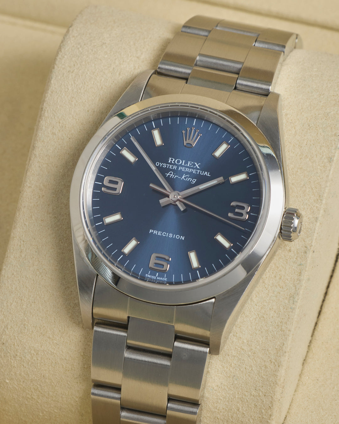 Rolex Air-King 34 Blue Stainless Steel 2000 - 14000