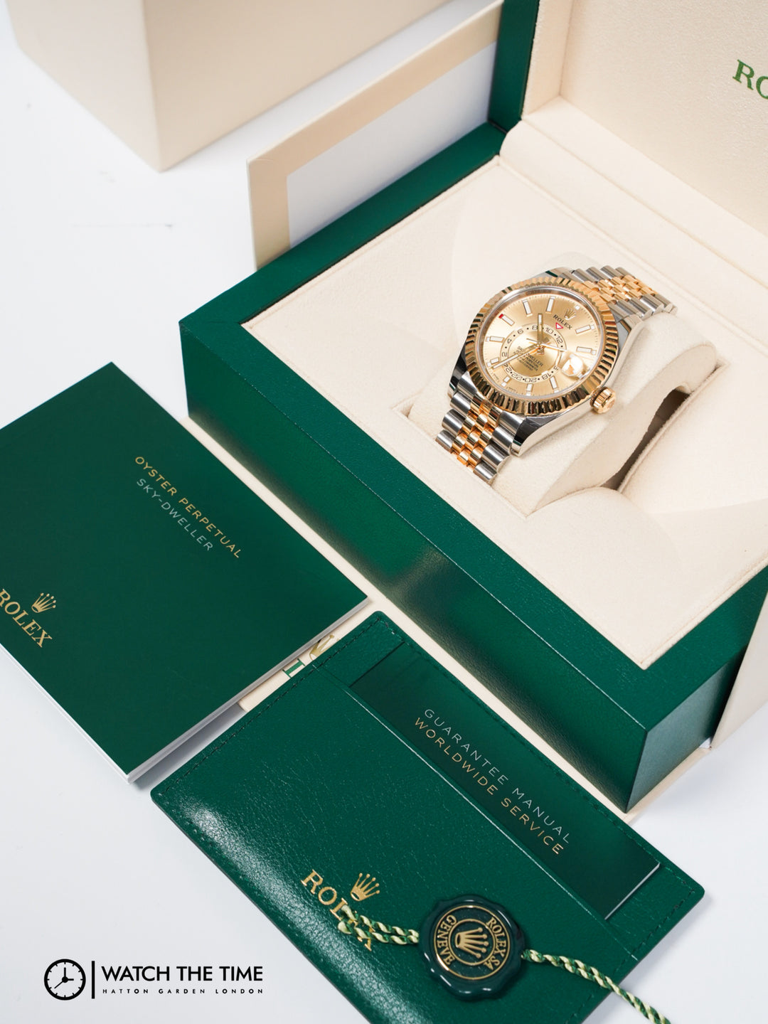 Rolex Sky-Dweller Champagne Dial Yellow Gold & Stainless Steel - 336933 - 2024