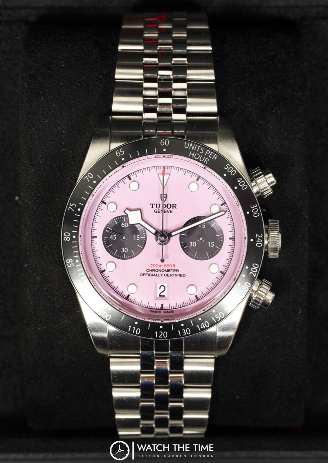 Tudor Black Bay Chrono 79360N Pink Miami Dial Stainless Steel - 2024