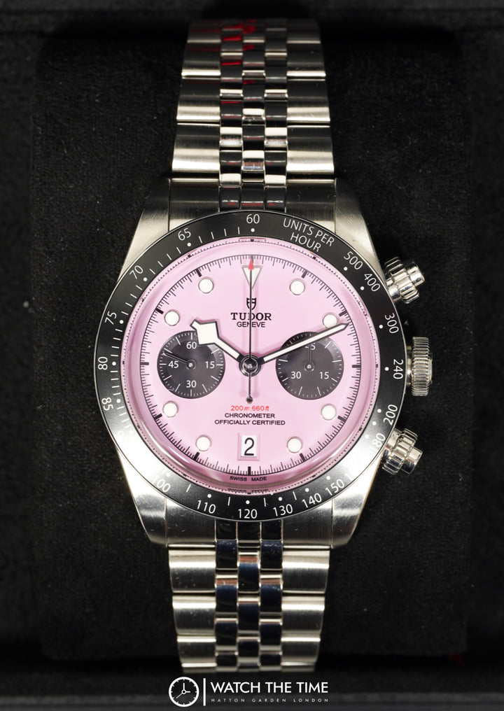 Tudor Black Bay Chrono 79360N Pink Miami Dial Stainless Steel - 2024
