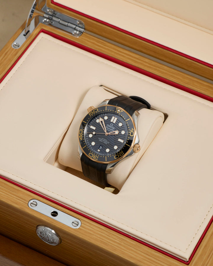 Omega Sea Master Black Stainless Steel Senda Gold Unknown - 21022422001002
