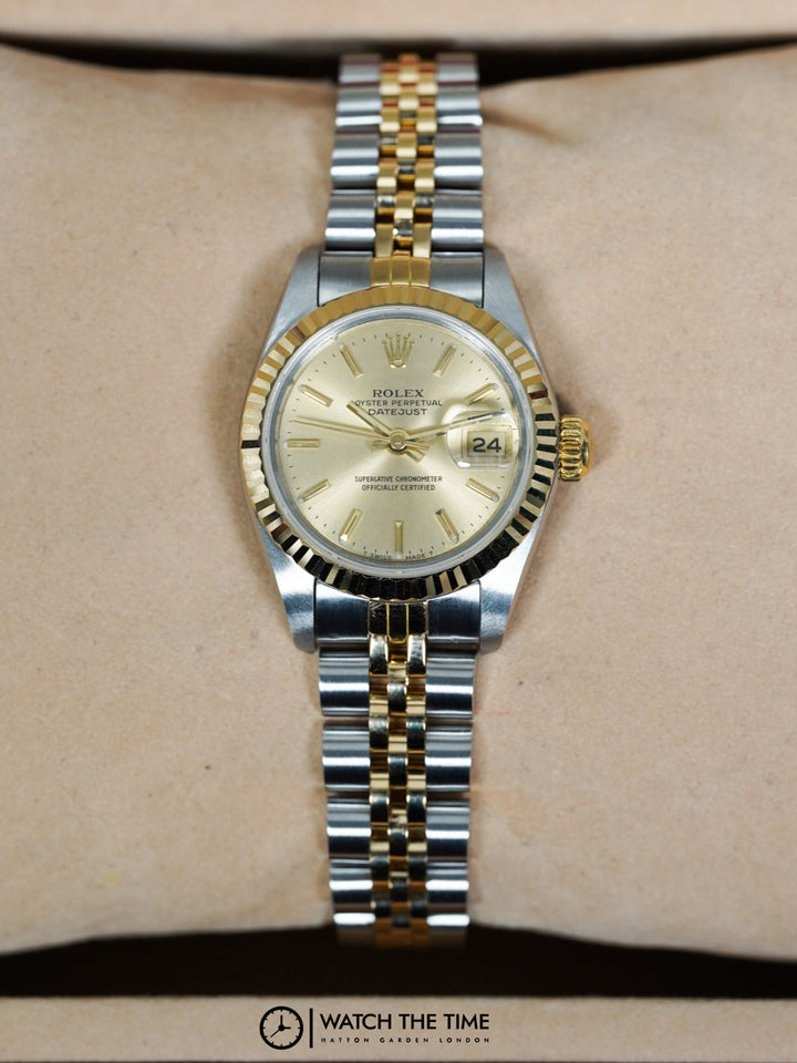 Rolex Datejust 26 69173 Champagne Stainless Steel & Yellow Gold - 1988