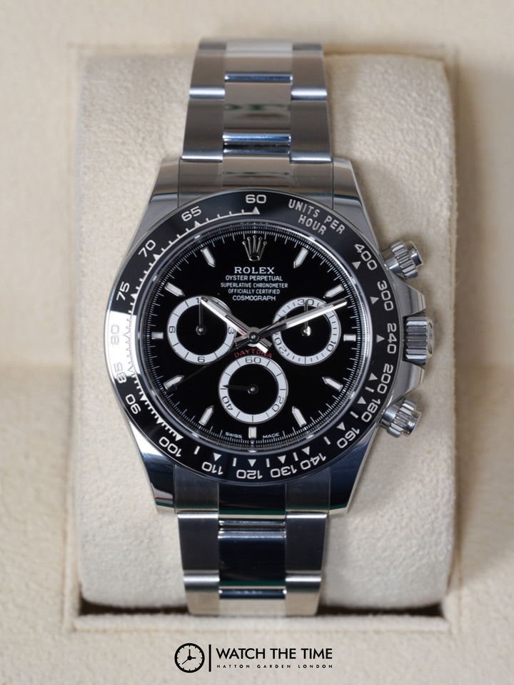 Rolex Daytona Black Chronograph Stainless Steel 40mm -126500LN