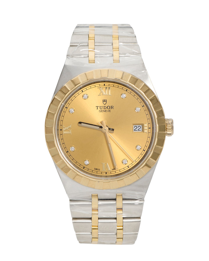 Tudor Royal 38 Champagne Diamond Dot Stainless Steel & Yellow Gold 2026 - 28503