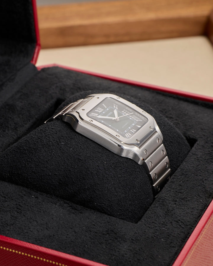 Cartier Santos De Cartier 35 Green Stainless Steel 2024 - WSSA0061