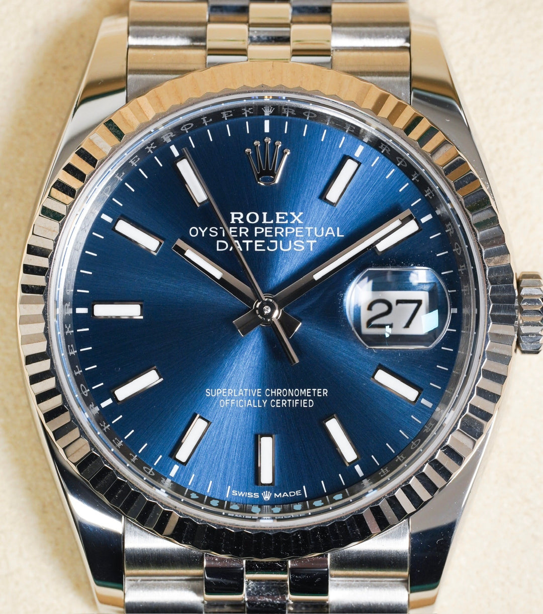 Rolex Datejust 36 126234 Blue Stainless Steel - 2024
