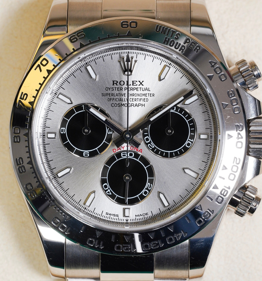 Rolex Daytona 126509 Silver Chronograph White Gold - 2023