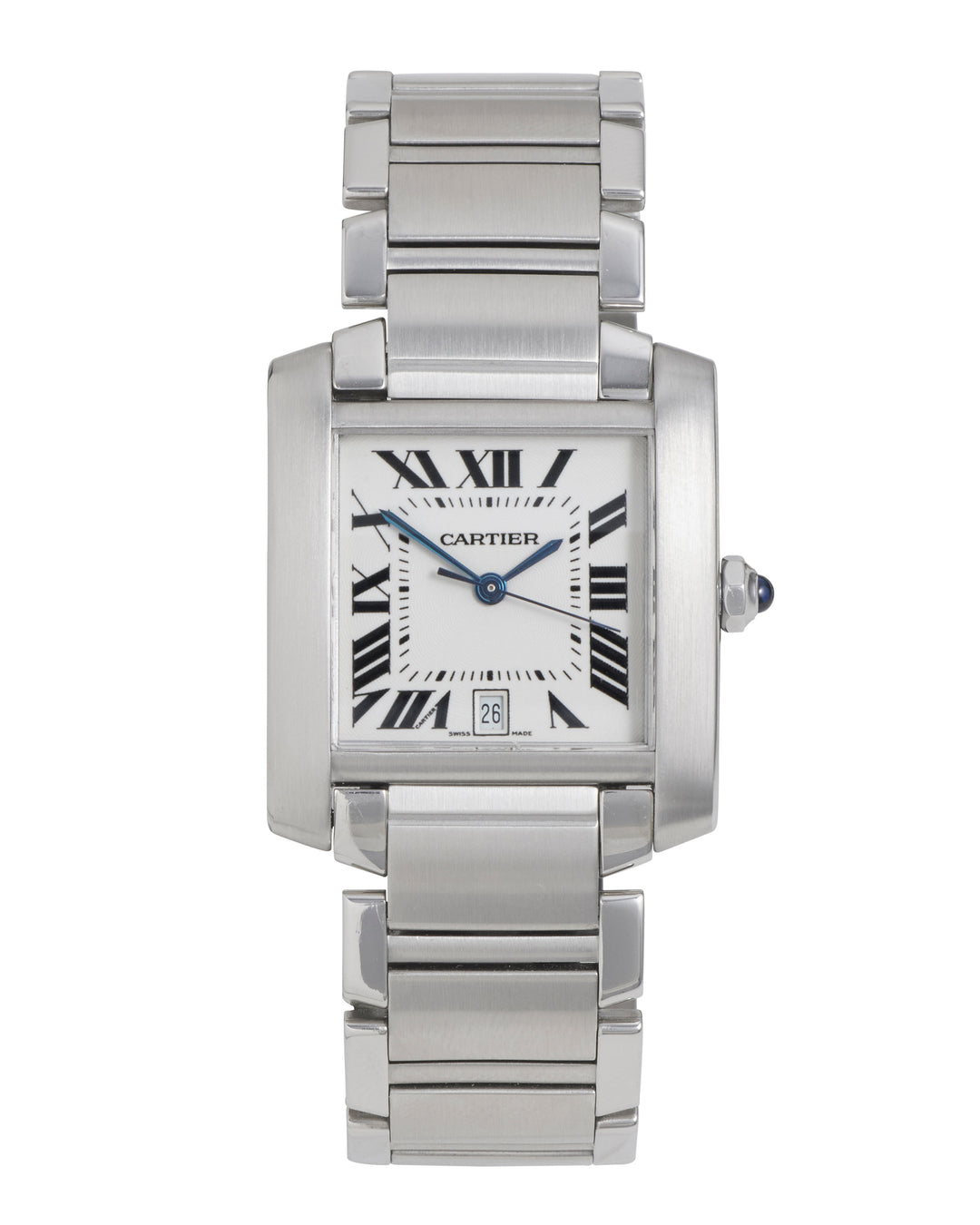 Cartier Tank Francaise 28 White Stainless Steel Unknown - W51002Q3