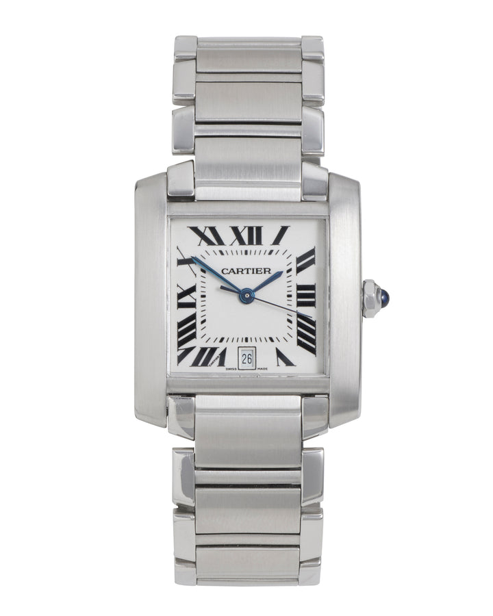 Cartier Tank Francaise 28 White Stainless Steel Unknown - W51002Q3