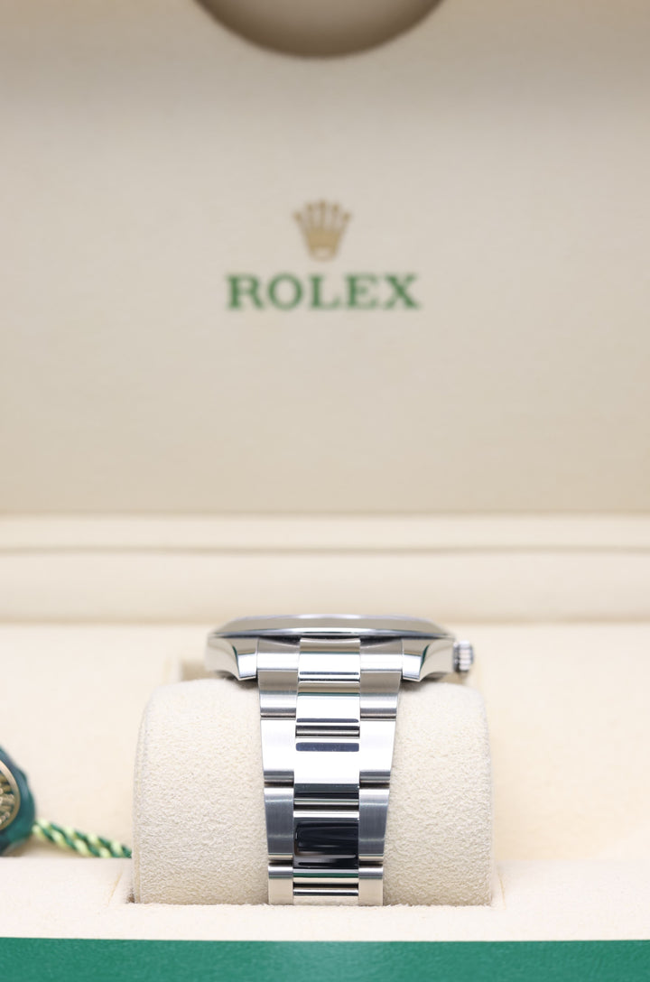 Rolex Datejust Azzurro Blue Roman Numeral Stainless Steel 41mm - 126300