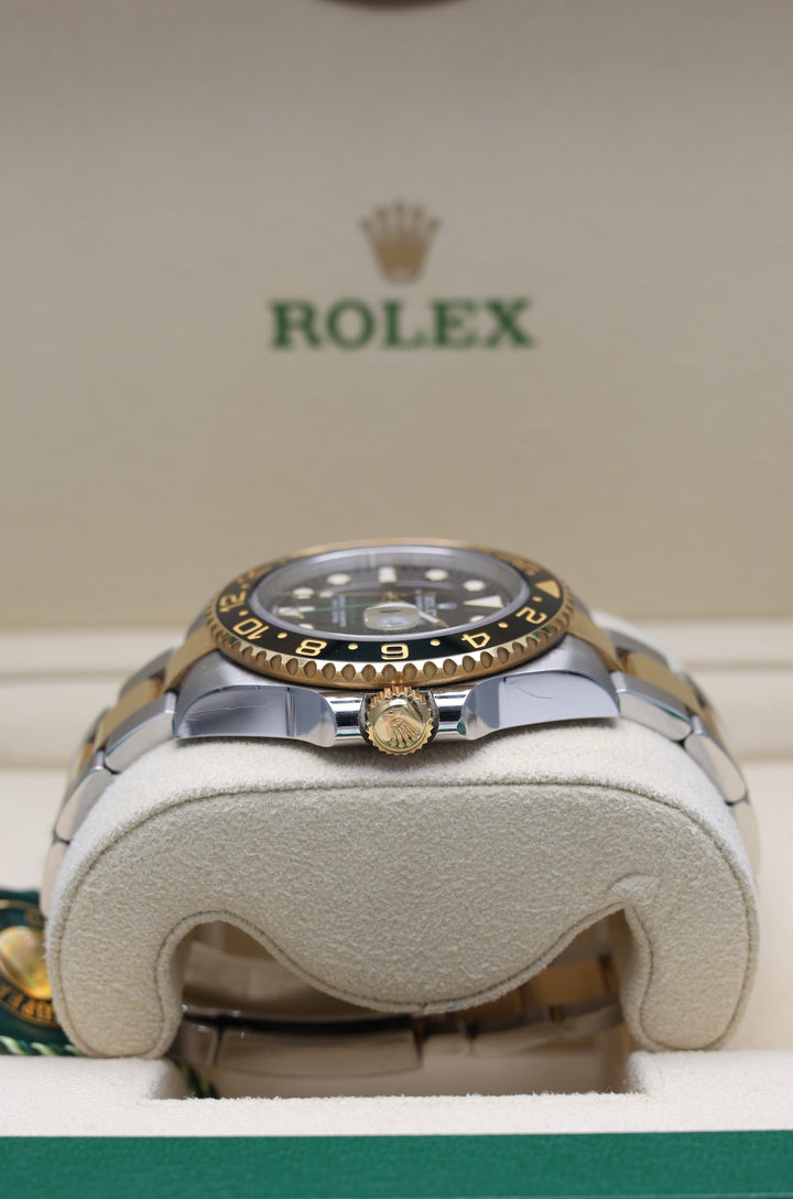 Rolex GMT-Master II Black Stainless Steel & Yellow Gold - 116713LN