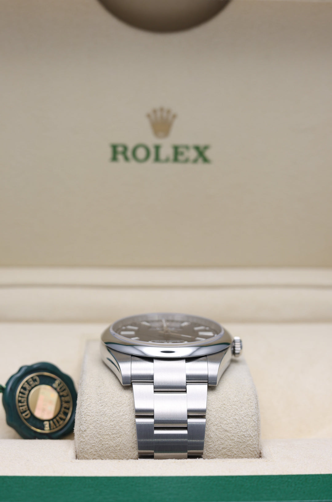 Rolex Oyster Perpetual Black Stainless Steel 41mm - 124300