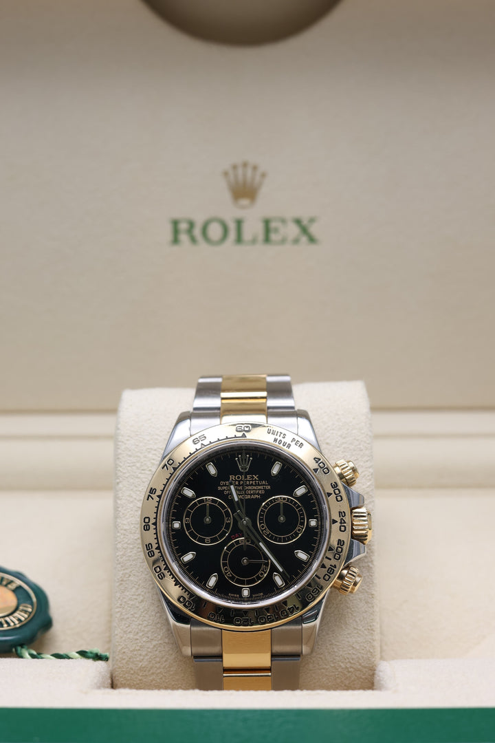 Rolex Daytona Black Stainless Steel & Yellow Gold - 116503 2019