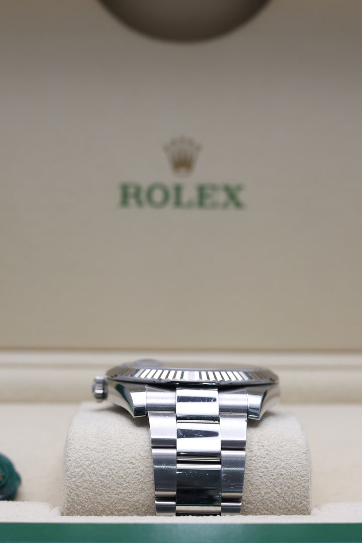 A ACTUAL Rolex Datejust Blue Diamond Stainless Steel 41mm - 126334