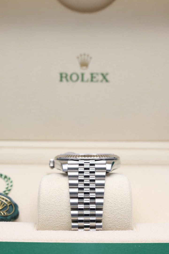 Rolex Datejust Blue Motif Stainless Steel 41mm - 126334