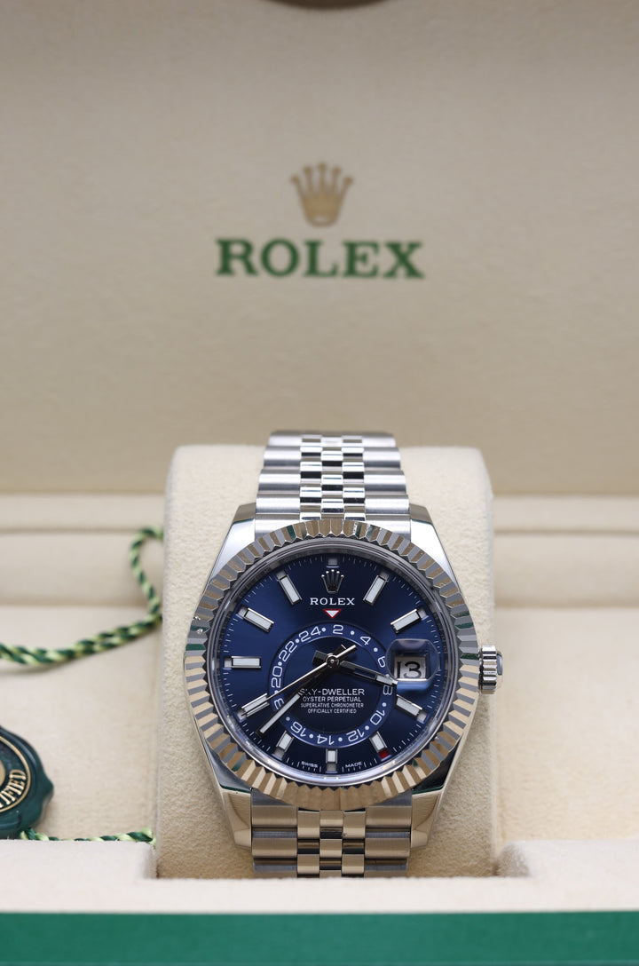 Rolex Skydweller Blue Stainless Steel - 326934