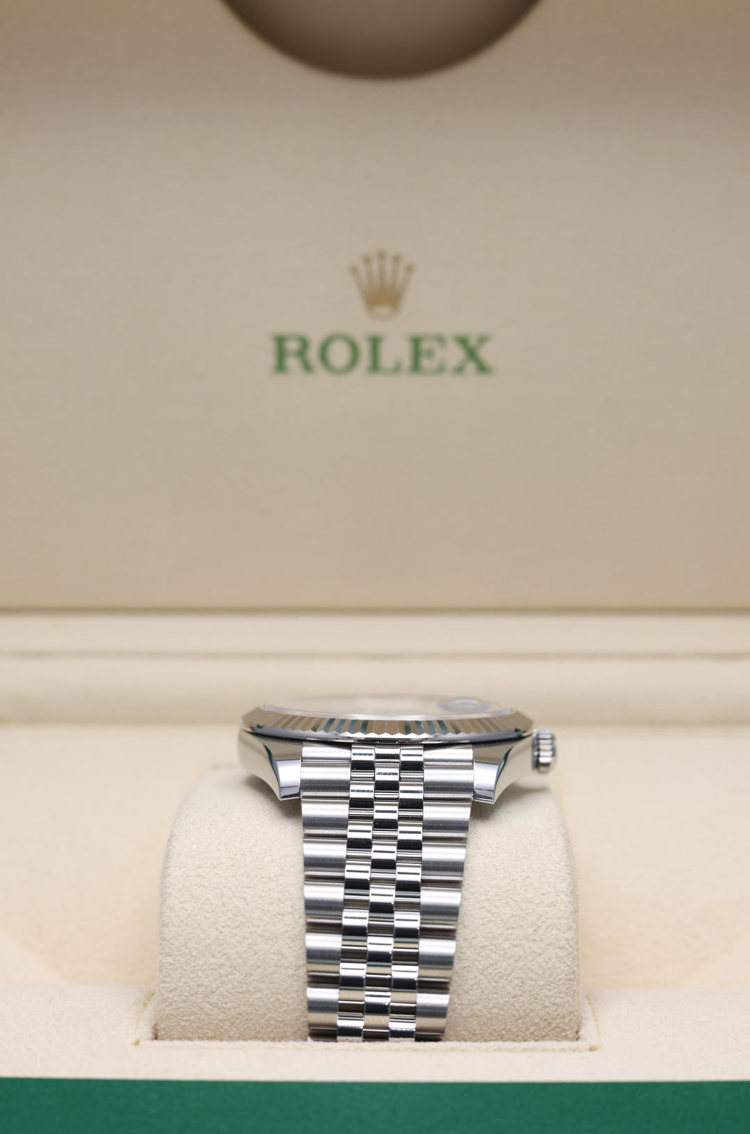 Rolex Datejust Green Motif Stainless Steel 41mm - 126334