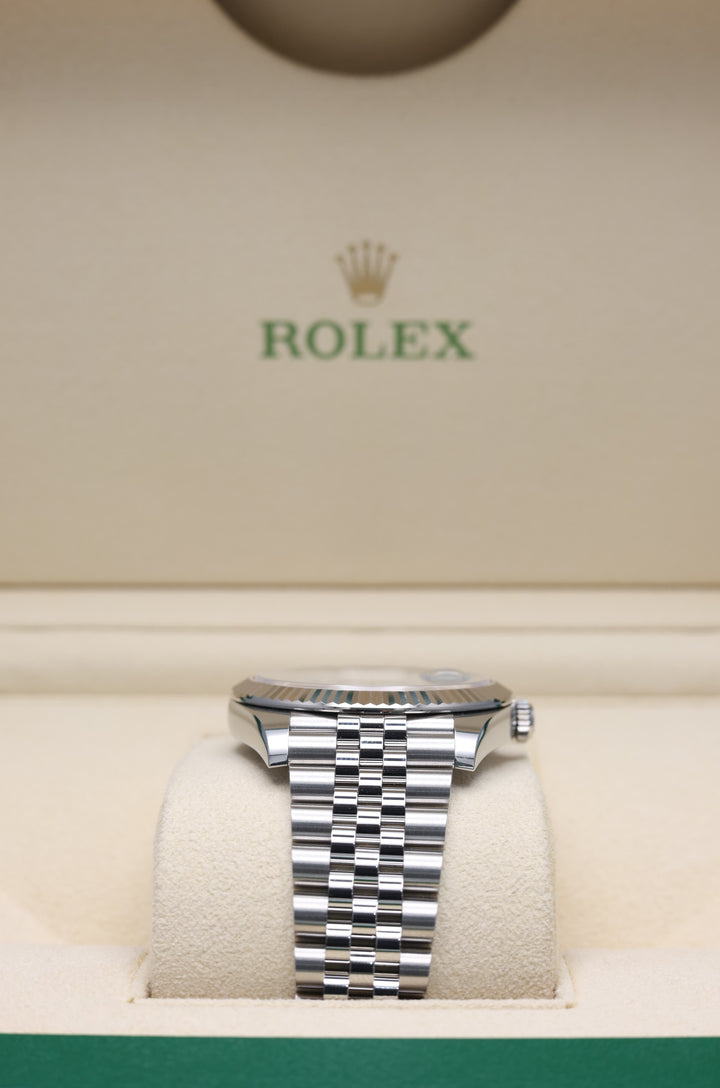 Rolex Datejust Green Motif Stainless Steel 41mm - 126334