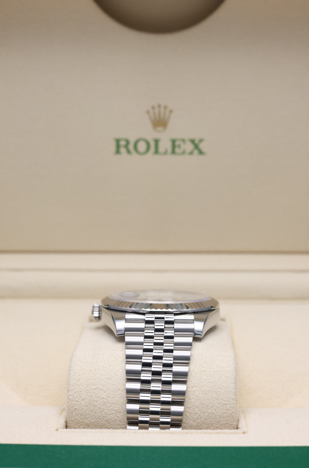 Rolex Datejust Green Motif Stainless Steel 41mm - 126334