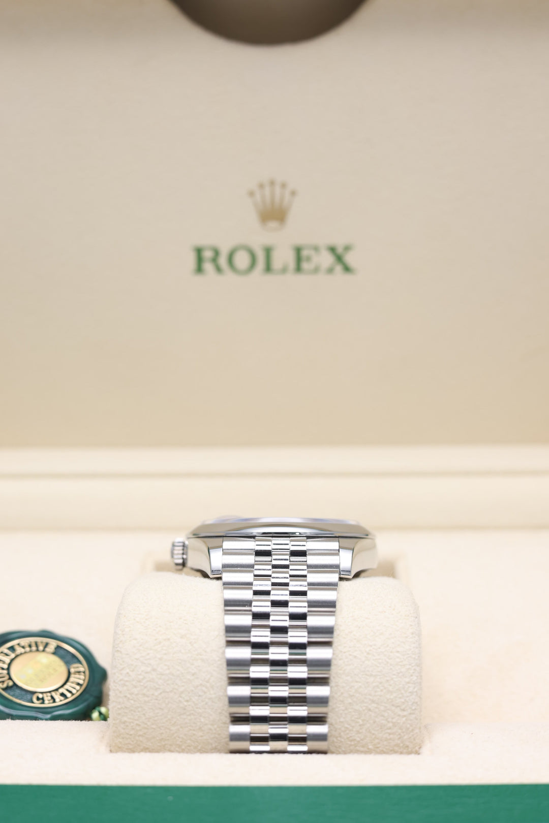 Rolex Datejust Green Palm Stainless Steel 36mm - 126200