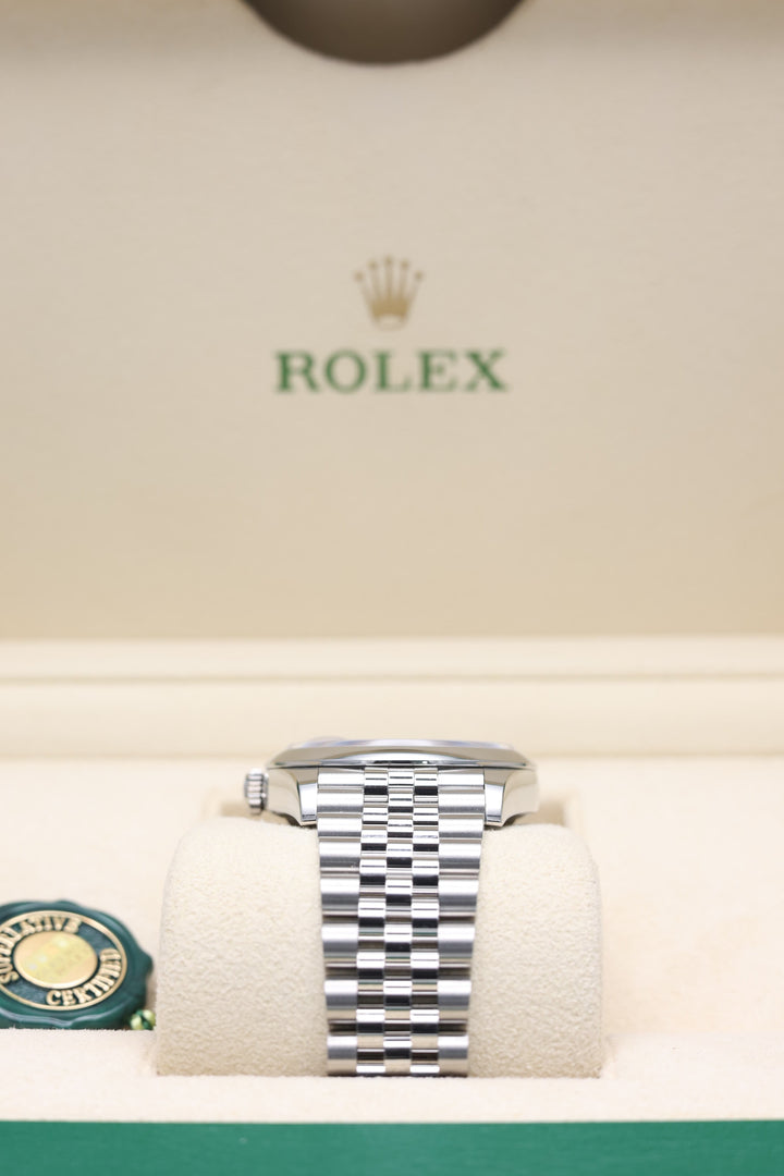 Rolex Datejust Green Palm Stainless Steel 36mm - 126200