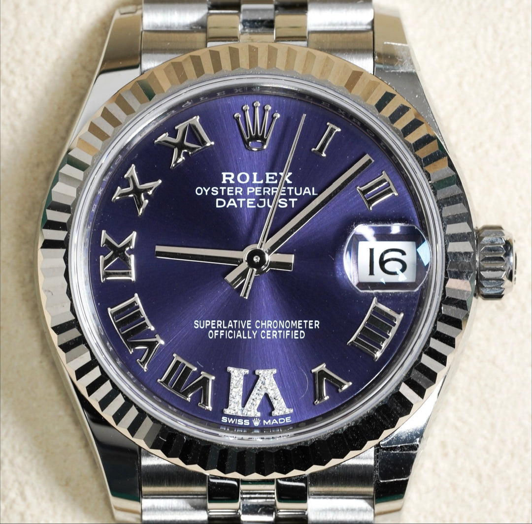 Rolex Datejust 31 278274 Aubergine Diamond 6 Stainless Steel & White Gold - 2025