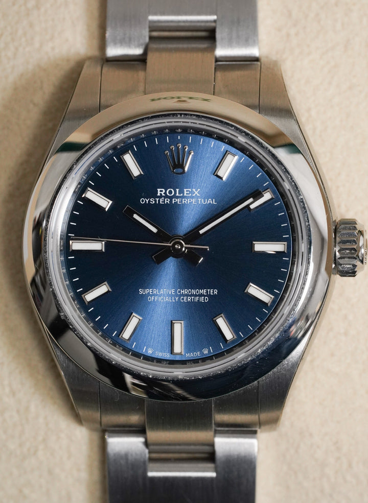 Rolex Oyster Perpetual 28 276200 Blue Stainless Steel - 2022