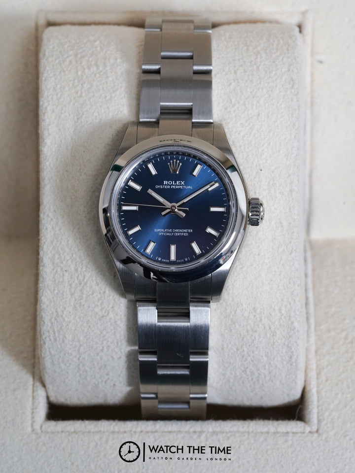 Rolex Oyster Perpetual 28 276200 Blue Stainless Steel - 2022