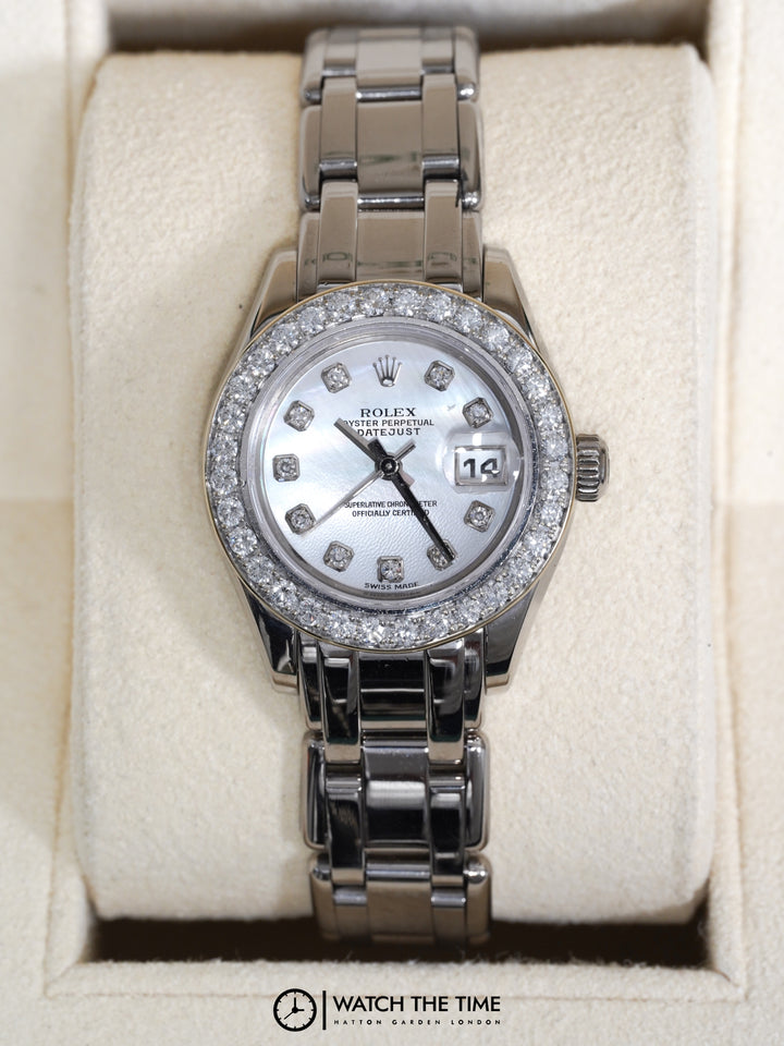 Rolex Datejust 29 80309 Pearl-Master White Gold