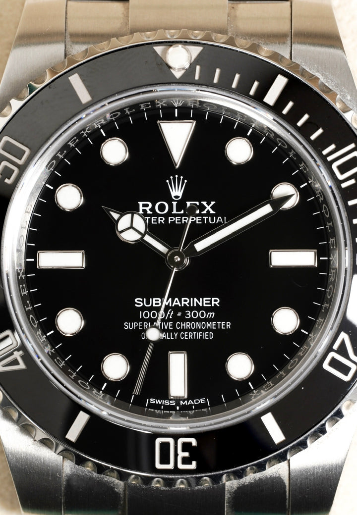 Rolex Submariner Non-Date 40 114060 Black Stainless Steel - 2020