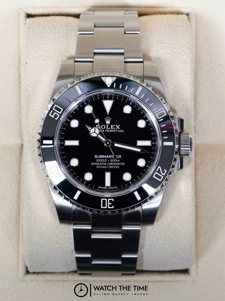 Rolex Submariner Non-Date 40 114060 Black Stainless Steel - 2020