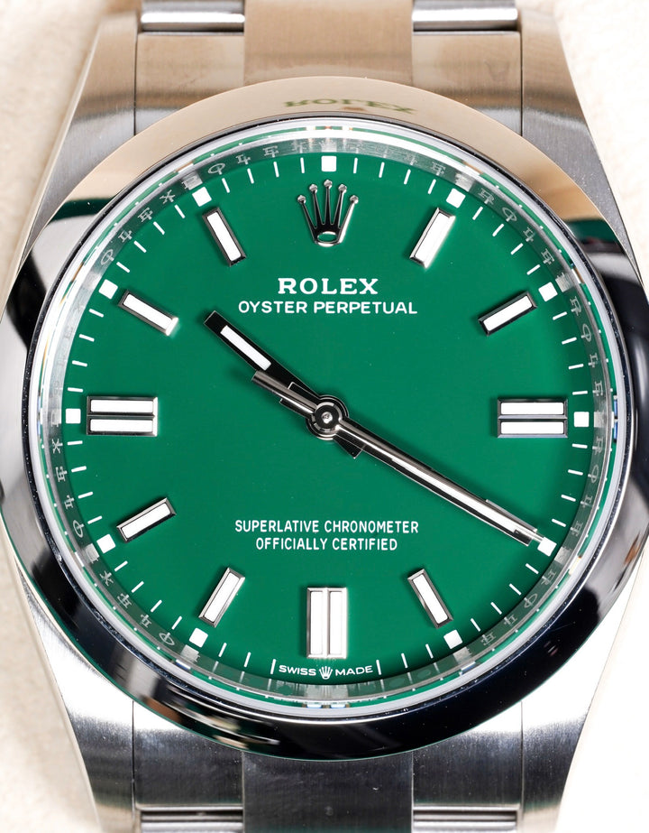 Rolex Oyster Perpetual 36 126000 Green Stainless Steel - 2023