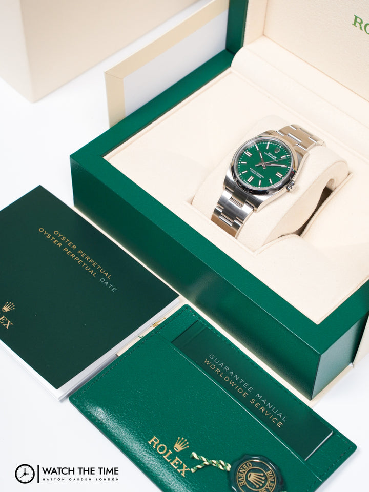 Rolex Oyster Perpetual 36 126000 Green Stainless Steel - 2023