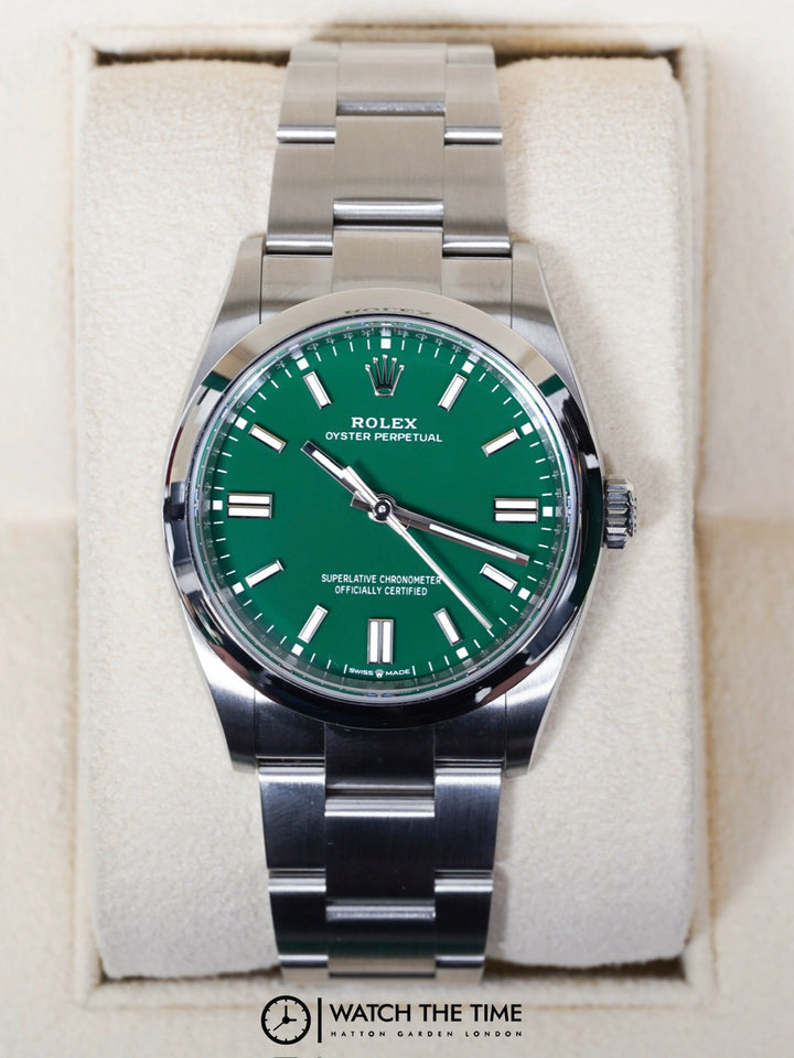 Rolex Oyster Perpetual 36 126000 Green Stainless Steel - 2023